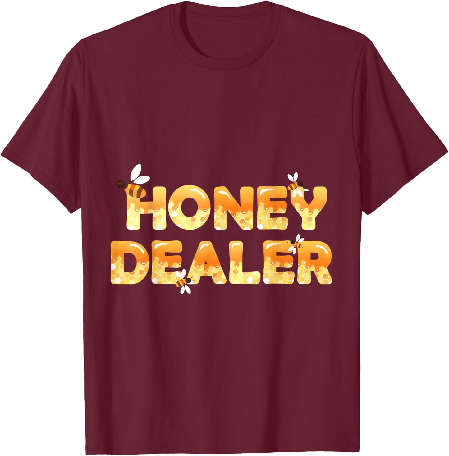 Funny Beekeeping Gift Honey Bees Beekeeper T-Shirt - T-Shirt | Maroon