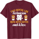 Dental Lab Technician Coffee and Wax Dentist Tech Dental Lab T-Shirt - T-Shirt | Maroon