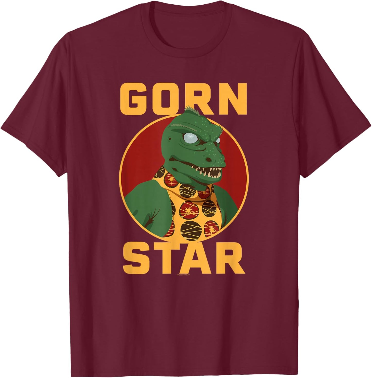Star Trek Gorn Star T-Shirt - T-Shirt | Maroon