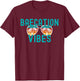 Cute Couples Trip Matching Vacation Baecation Vibes T-Shirt - T-Shirt | Maroon