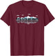 Outdoor Mountain Forest Reflection Nature T-Shirt - T-Shirt | Maroon