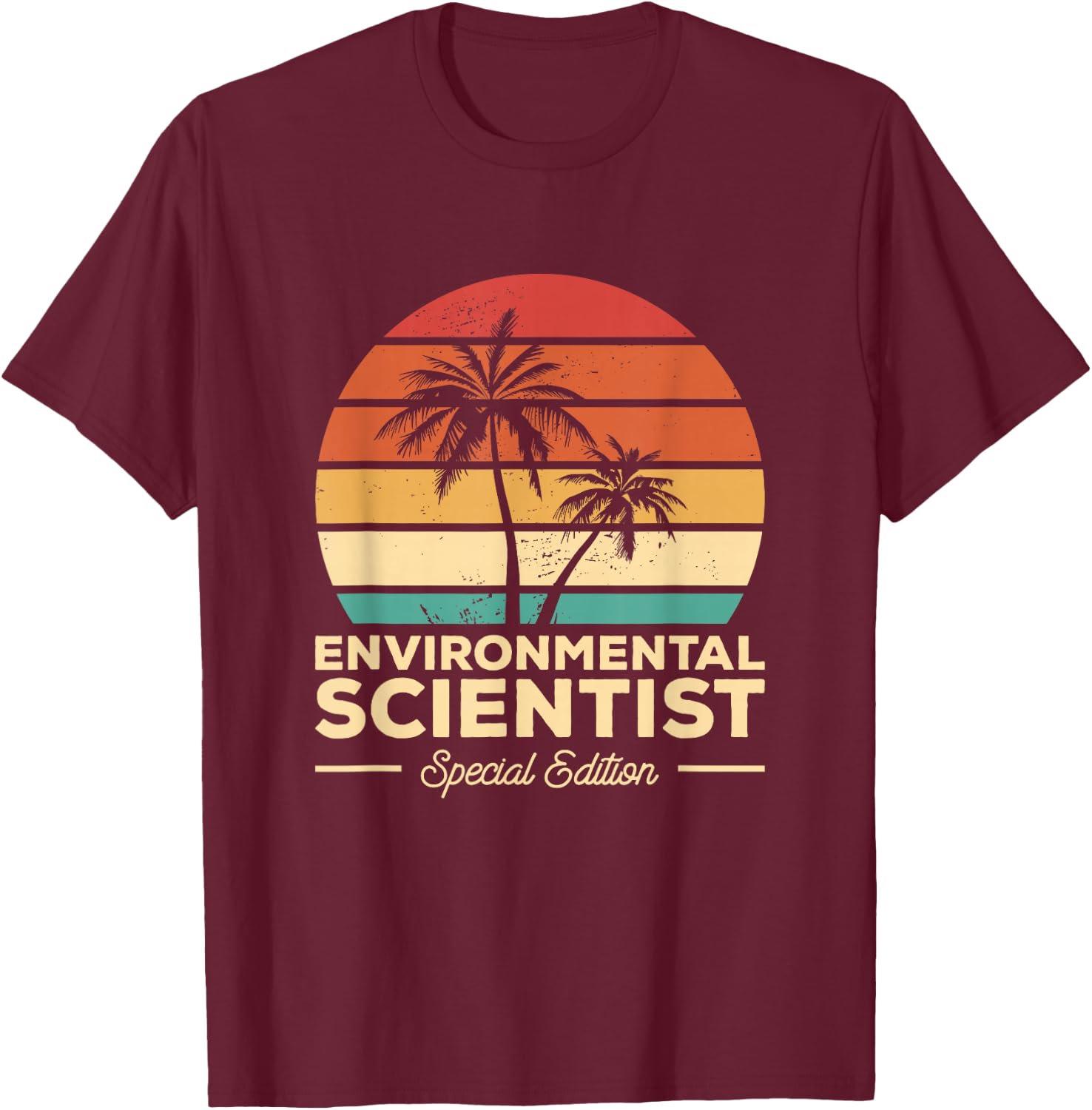 Vintage Environmental Scientist Special Edition T-Shirt - T-Shirt | Maroon