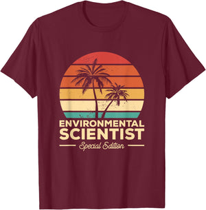 Vintage Environmental Scientist Special Edition T-Shirt - T-Shirt | Maroon