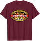 Survivor Fiji T-Shirt - T-Shirt | Maroon
