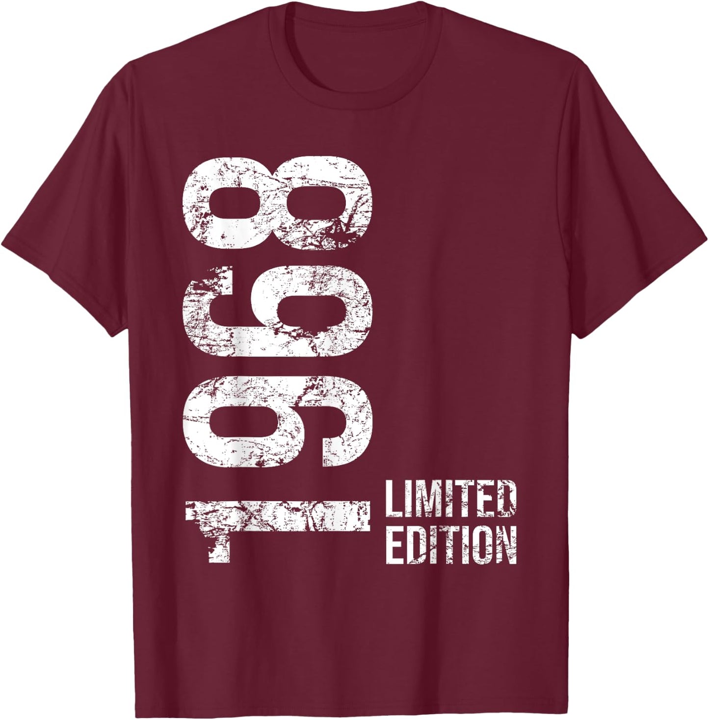 57th Birthday 57 Years Old Man Woman Vintage 1968 T-Shirt - T-Shirt | Maroon