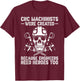 Cool CNC Machinist Design Women Machinist Engineer T-Shirt - T-Shirt | Maroon