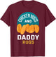 Chicken Nuggets Shirt Chicken Nugs and Daddy Hugs T-Shirt - T-Shirt | Maroon