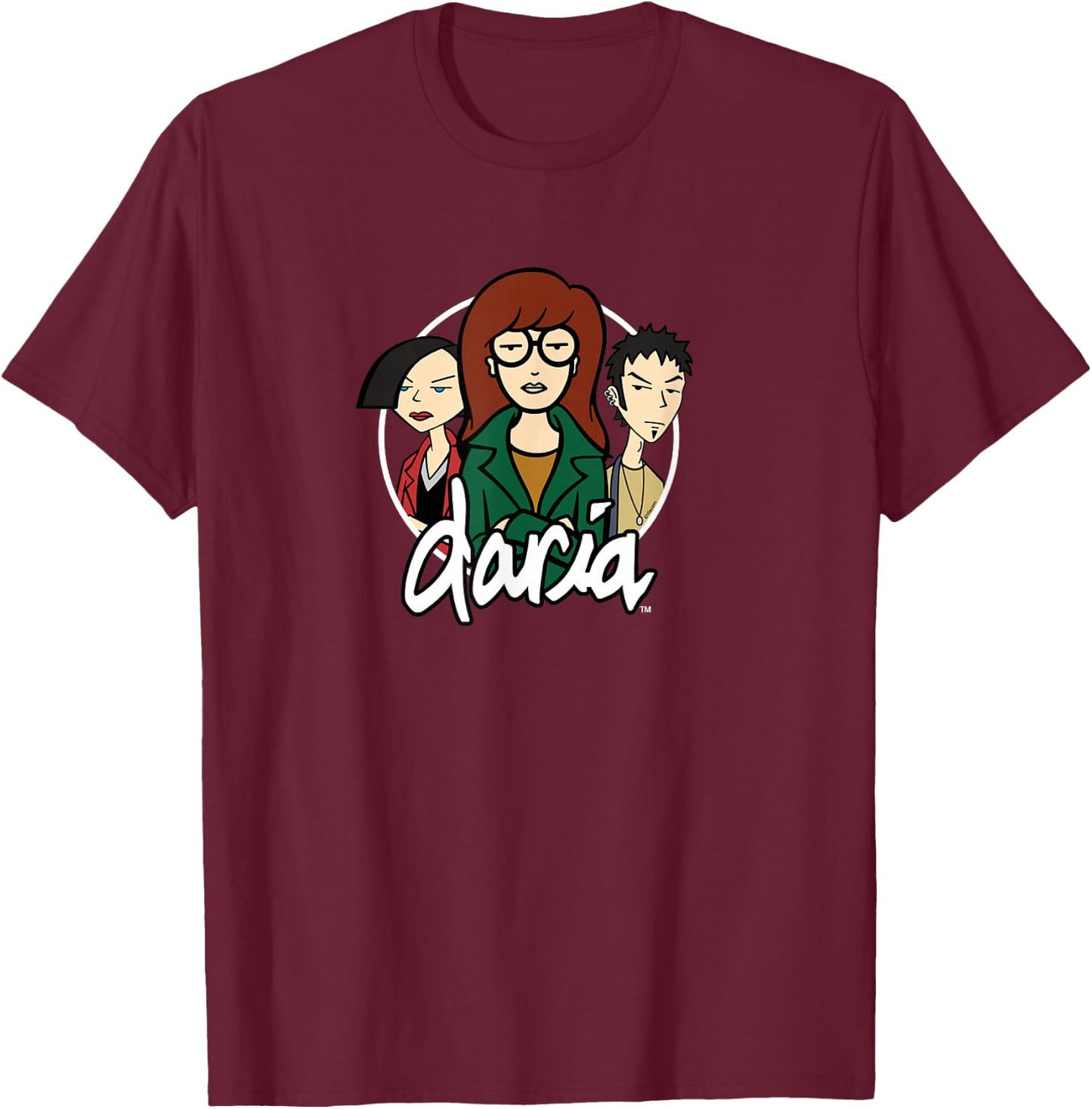 Daria - Jane and Trent T-Shirt - T-Shirt | Maroon