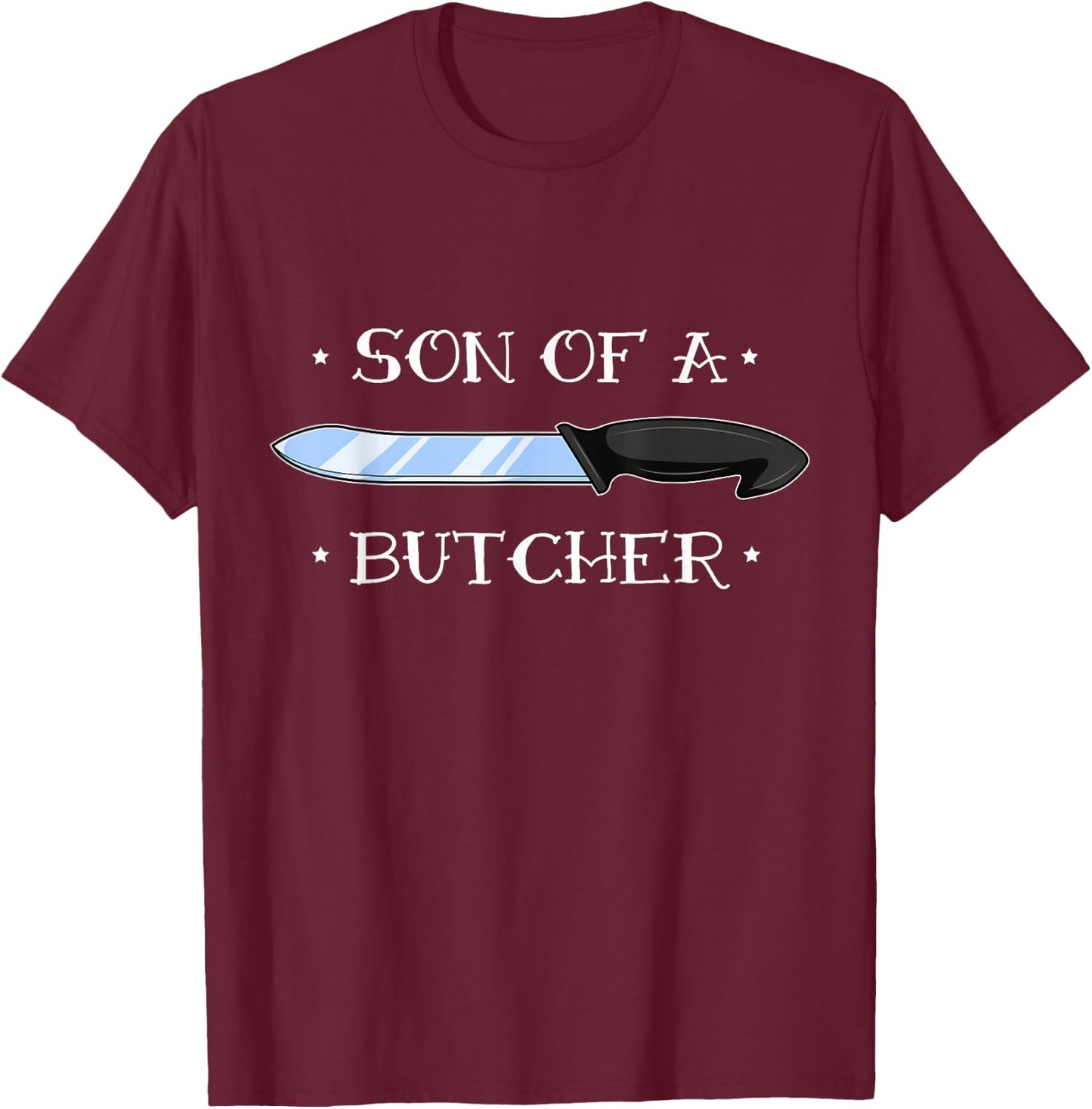 Butcher T-Shirt - T-Shirt | Maroon