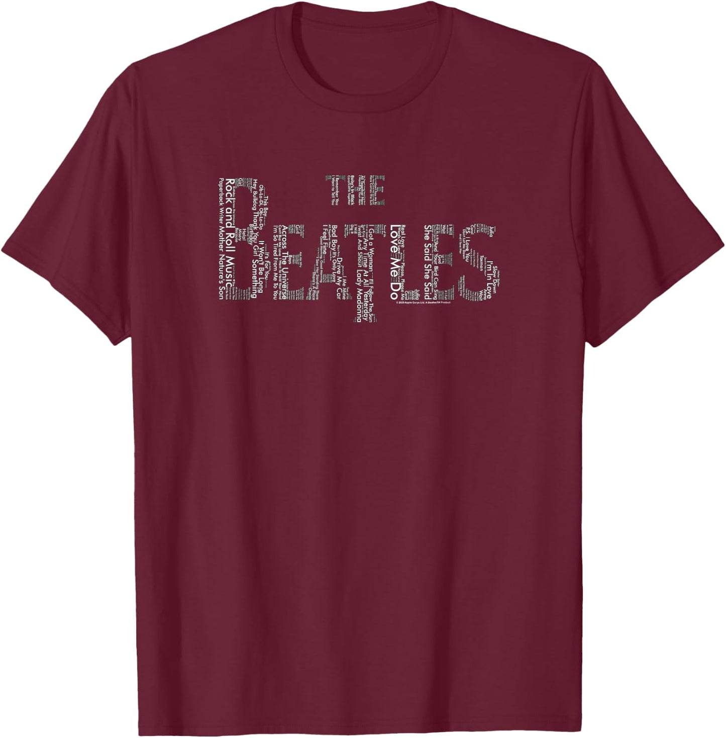 The Beatles - Let It Be T-Shirt - T-Shirt | Maroon