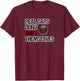 Funny Car Guy - Real Cars Don't Shift Themselves Manual T-Shirt - T-Shirt | Maroon