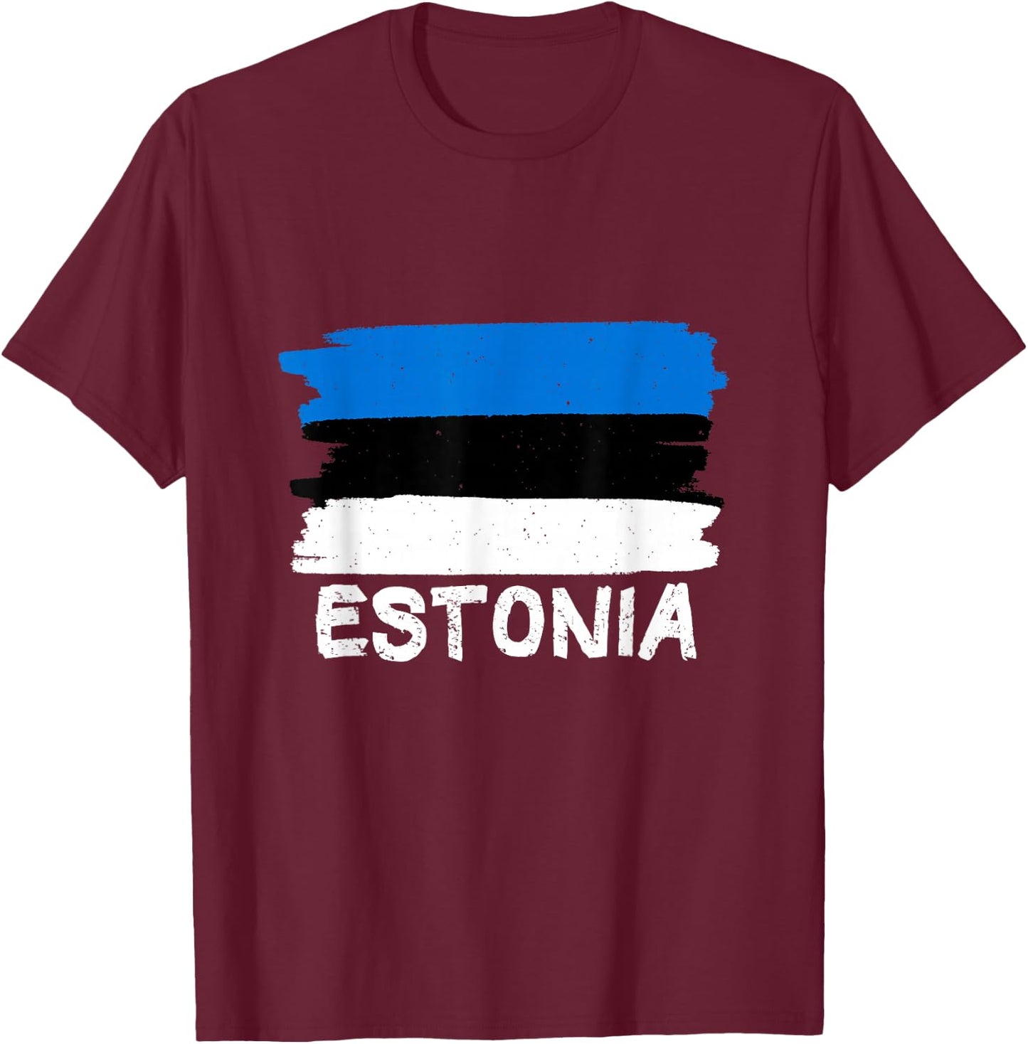 Estonia T-Shirt - T-Shirt | Maroon