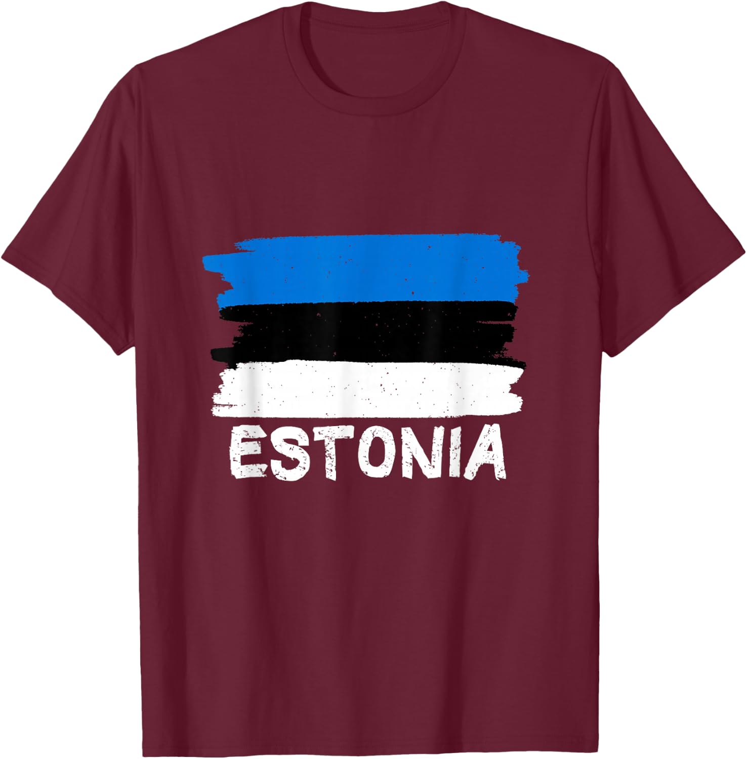 Estonia T-Shirt - T-Shirt | Maroon