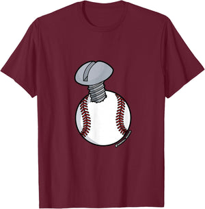 Screwball T-Shirt - T-Shirt | Maroon