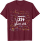 Square Root Of 324 - 18th Birthday 18 Year Old Math Bday T-Shirt - T-Shirt | Maroon