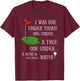 I Was One Under Today Funny Golf Golfer Lovers Game T-Shirt - T-Shirt | Maroon