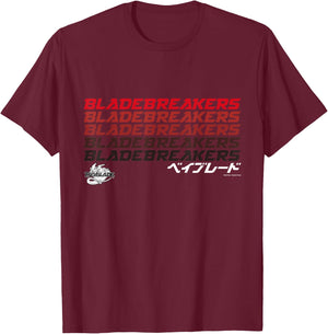 Beyblade Bladebrakers T-Shirt - T-Shirt | Maroon