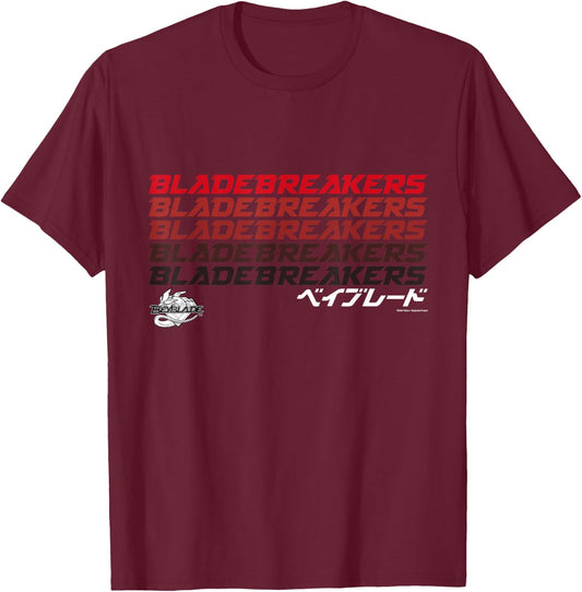 Beyblade Bladebrakers T-Shirt - T-Shirt | Maroon