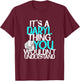 Custom Daryl Gifts & Accessories Men's Black It's A Daryl Thing You Wouldn't Understand T-Shirt - T-Shirt | Maroon