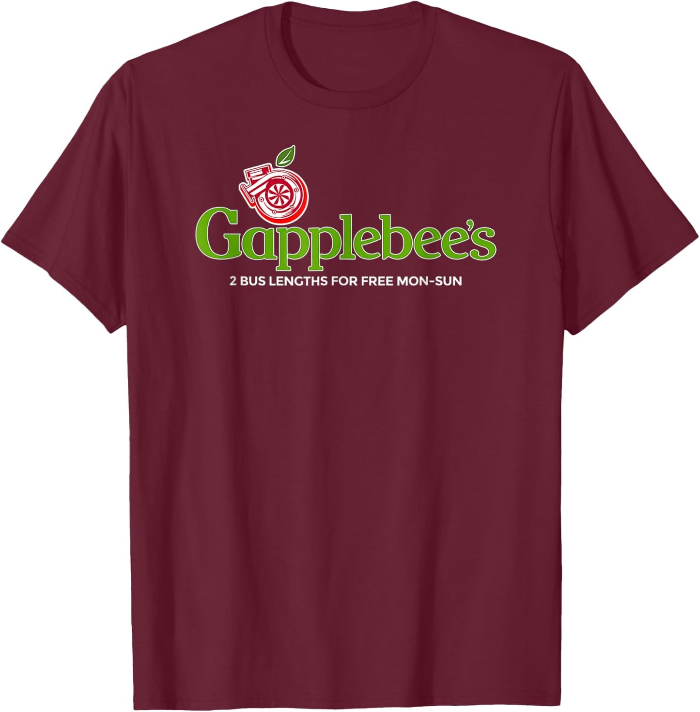 Gapplebees Drag Racing Gapped American Muscle T-Shirt - T-Shirt | Maroon