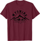 Wyoming The Cowboy State Est. 1890 USA America Souvenir T-Shirt - T-Shirt | Maroon
