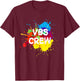 VBS 2022 Crew Vacation Bible School Paint Splatter T-Shirt - T-Shirt | Maroon