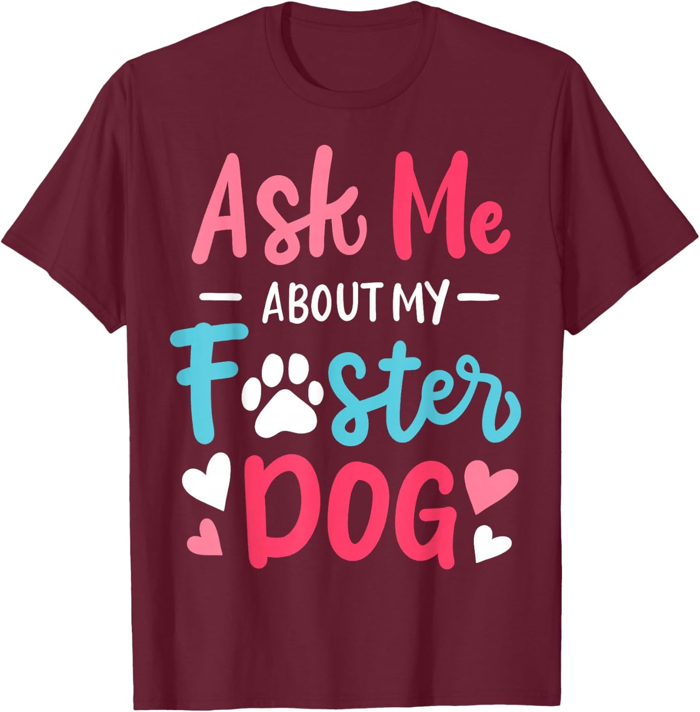 Grooming Dog T-Shirt - T-Shirt | Maroon