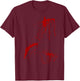 Blood Splatter Halloween Fake Bloody Spatter Zombie Victim T-Shirt - T-Shirt | Maroon