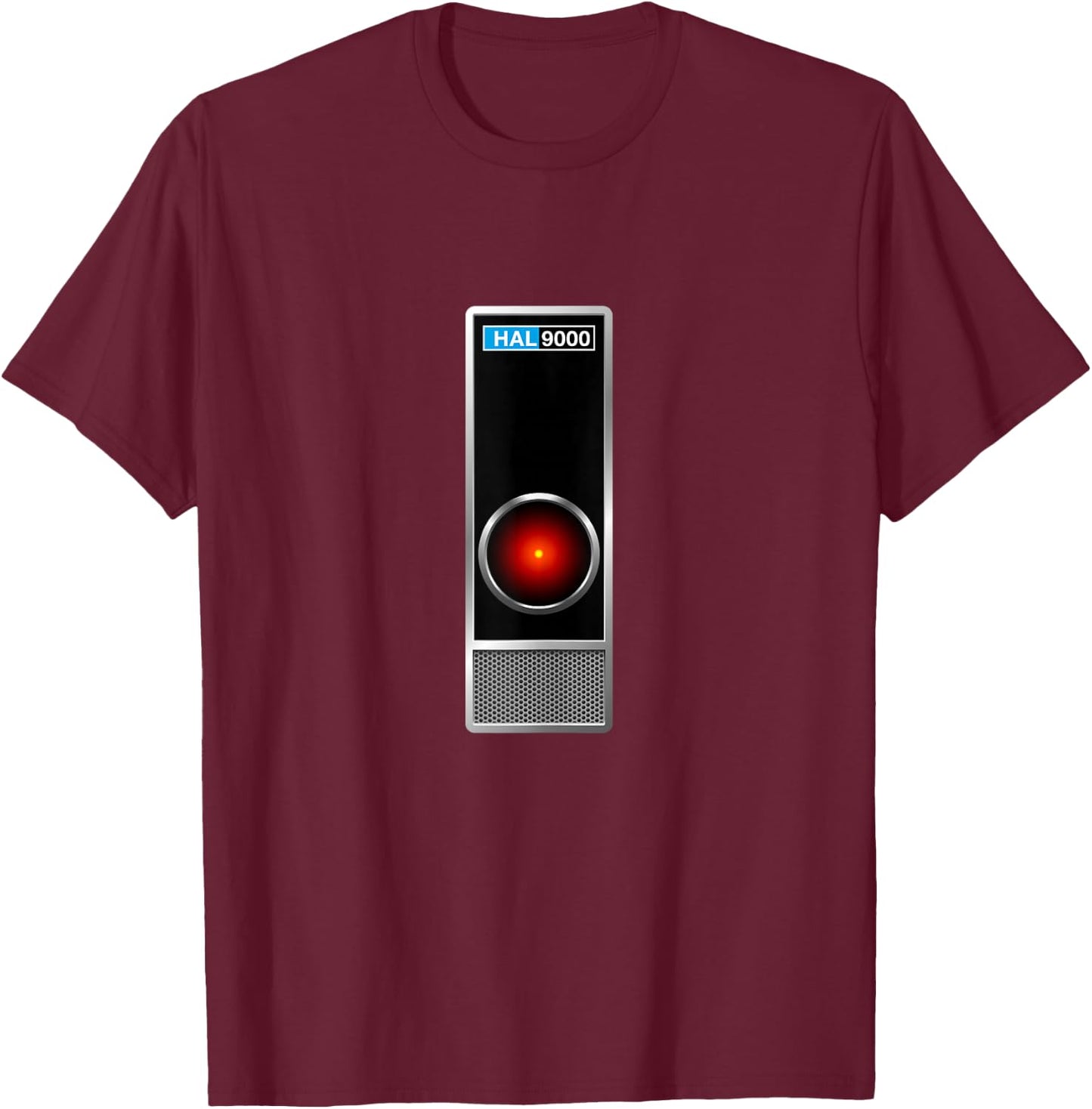 HAL 9000 Vintage Artificial Intelligence T-Shirt - T-Shirt | Maroon