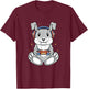 Happy Easter Day Bunny Funny Boys Girls Kids Gamer T-Shirt - T-Shirt | Maroon