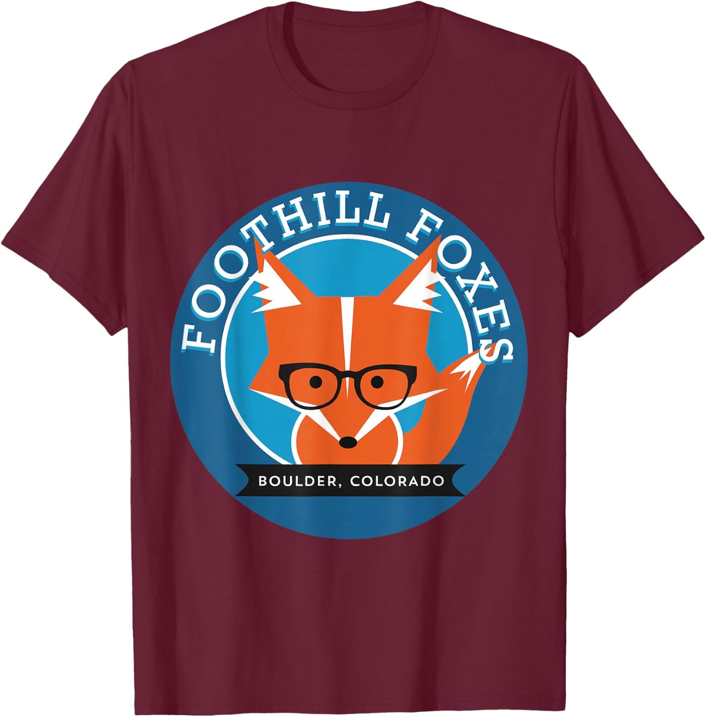 Foothill Fox T-Shirt - T-Shirt | Maroon
