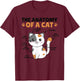 The Anatomy Of A Cat Funny Explanation Of A Cat T-Shirt - T-Shirt | Maroon