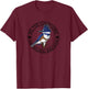 Belted Kingfisher The Original Bird Punk T-Shirt - T-Shirt | Maroon