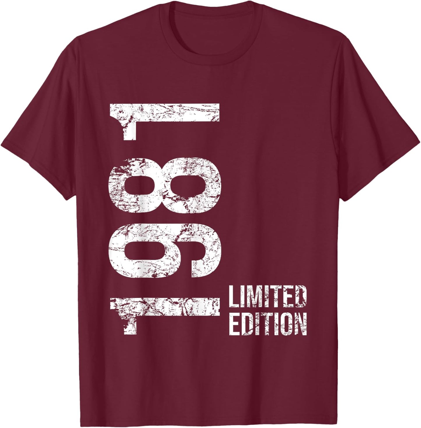 44th Birthday 44 Years Old Man Woman Vintage 1981 T-Shirt - T-Shirt | Maroon