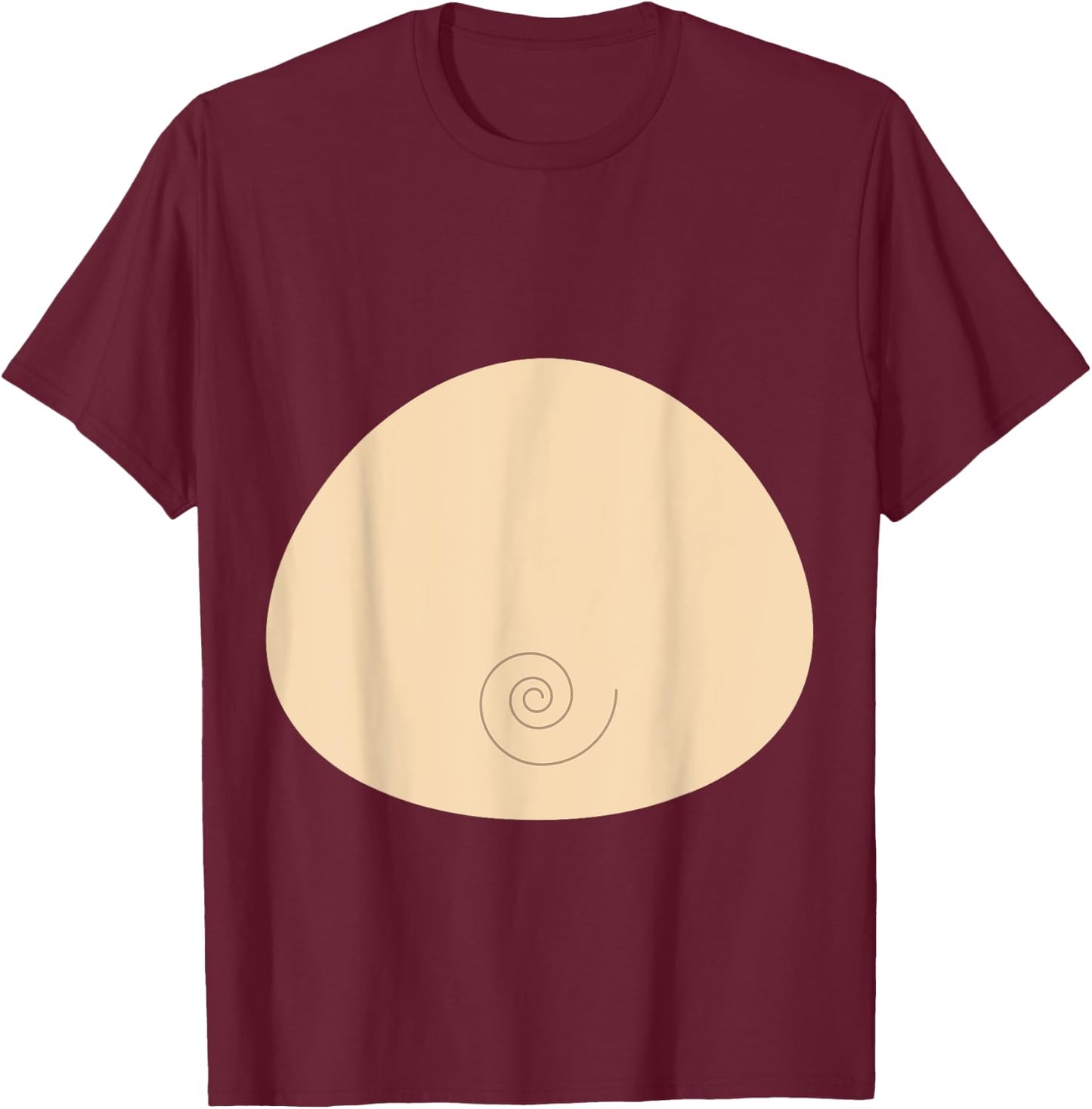 Monkey Belly Shirt Funny Halloween T Shirt Kids Costume Gift T-Shirt - T-Shirt | Maroon