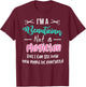 Funny I'm not a Magician I'm a Beautician Cosmetology Gift T-Shirt - T-Shirt | Maroon