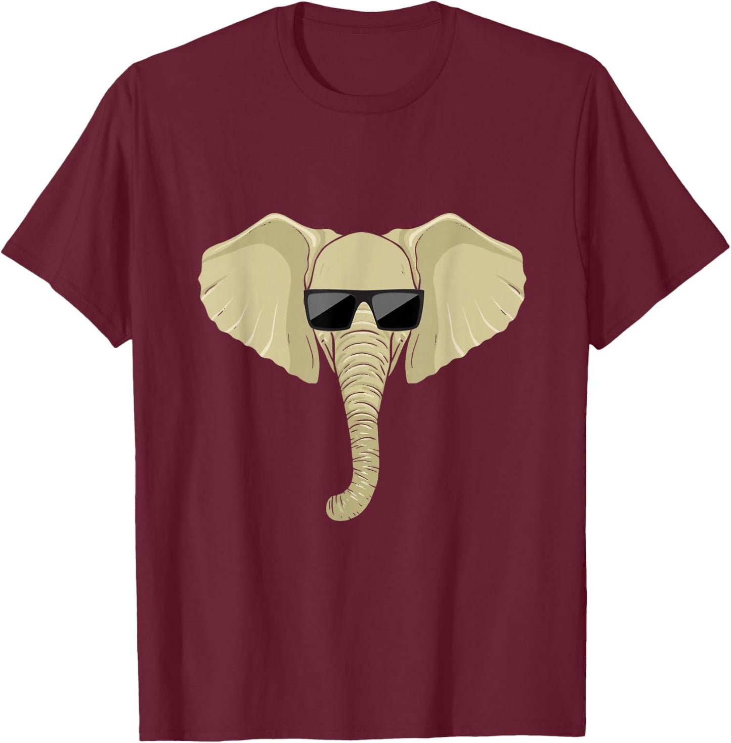 Elephant Gift Girlfriend Elephants Elefant Women Men T-Shirt - T-Shirt | Maroon
