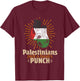 Palestine Palestinian Wrestling Boxing T-Shirt - T-Shirt | Maroon
