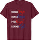 Haitian Pride, Haitian Culture - Griyo, Konpa, Kreyol, Ayiti T-Shirt - T-Shirt | Maroon
