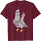 Gothic Pigeon Emo Punk Death Metal Bird Lover Pigeon Racing T-Shirt - T-Shirt | Maroon