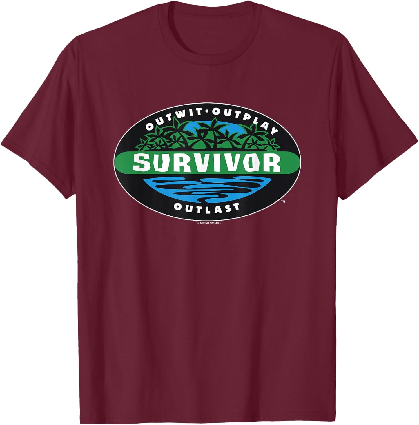 Survivor Borneo T-Shirt - T-Shirt | Maroon
