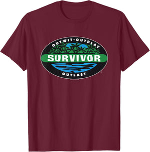 Survivor Borneo T-Shirt - T-Shirt | Maroon