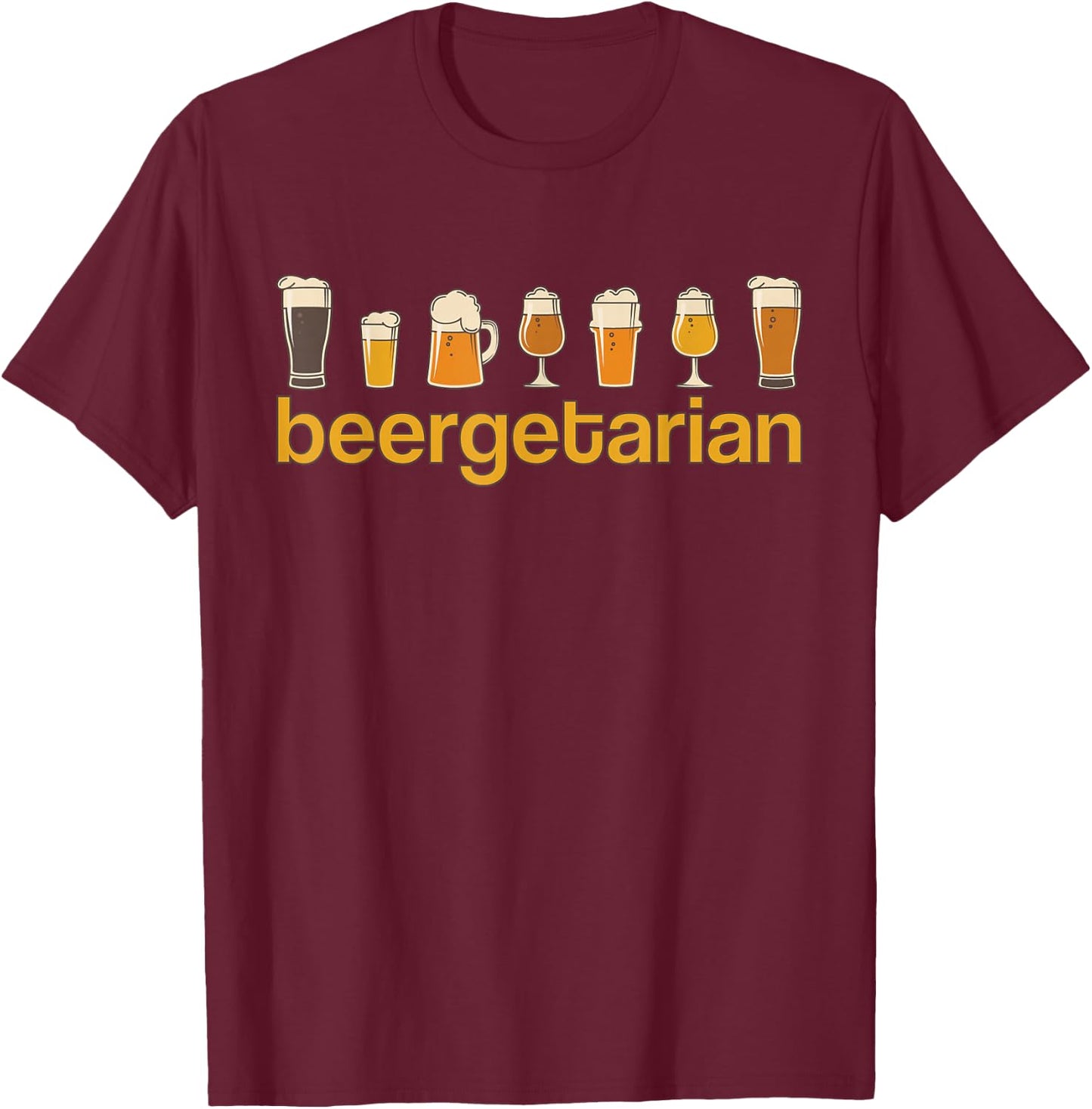 Funny Beer Design Craft Beer for Brewery Lovers Small T-Shirt - T-Shirt | Maroon