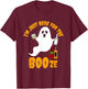 I'm Just Here for the Boos Booze Bourbon Drinking Halloween T-Shirt - T-Shirt | Maroon