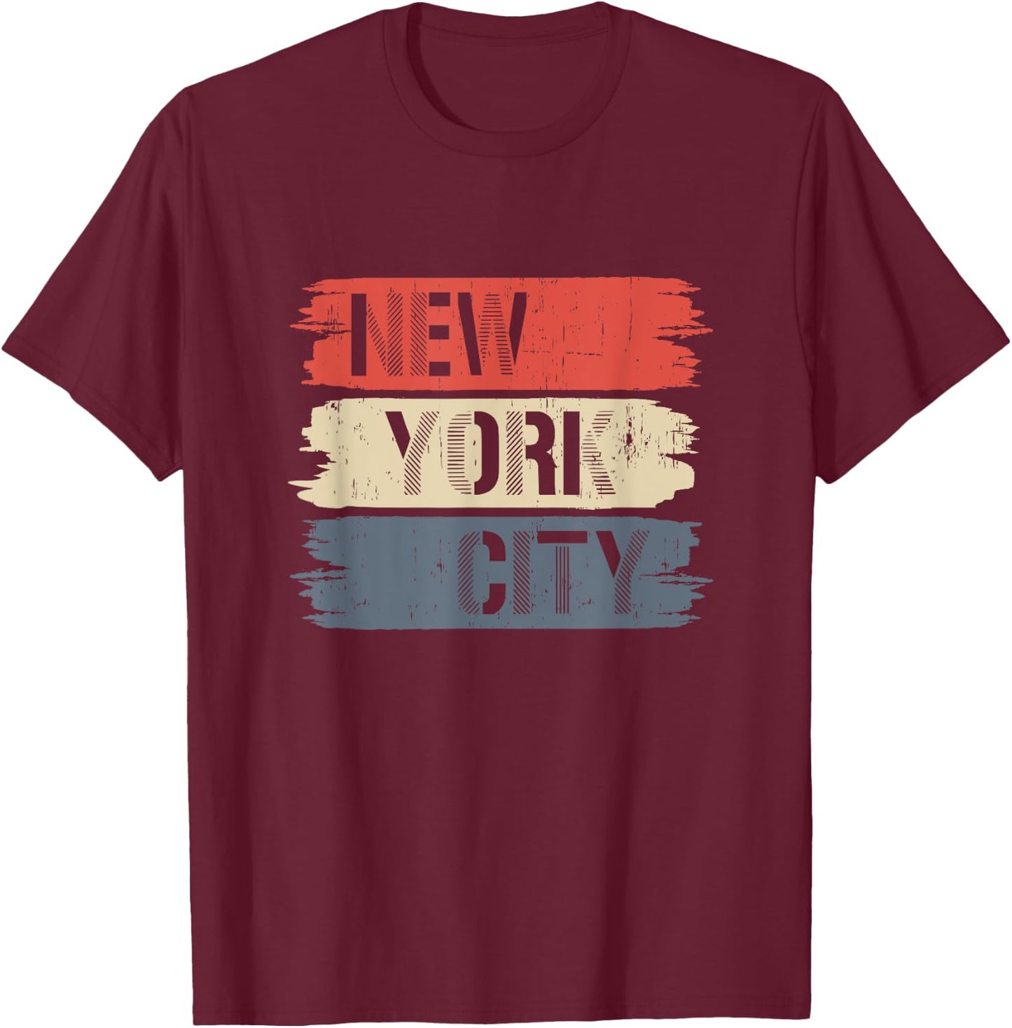 New York City T-Shirt - T-Shirt | Maroon