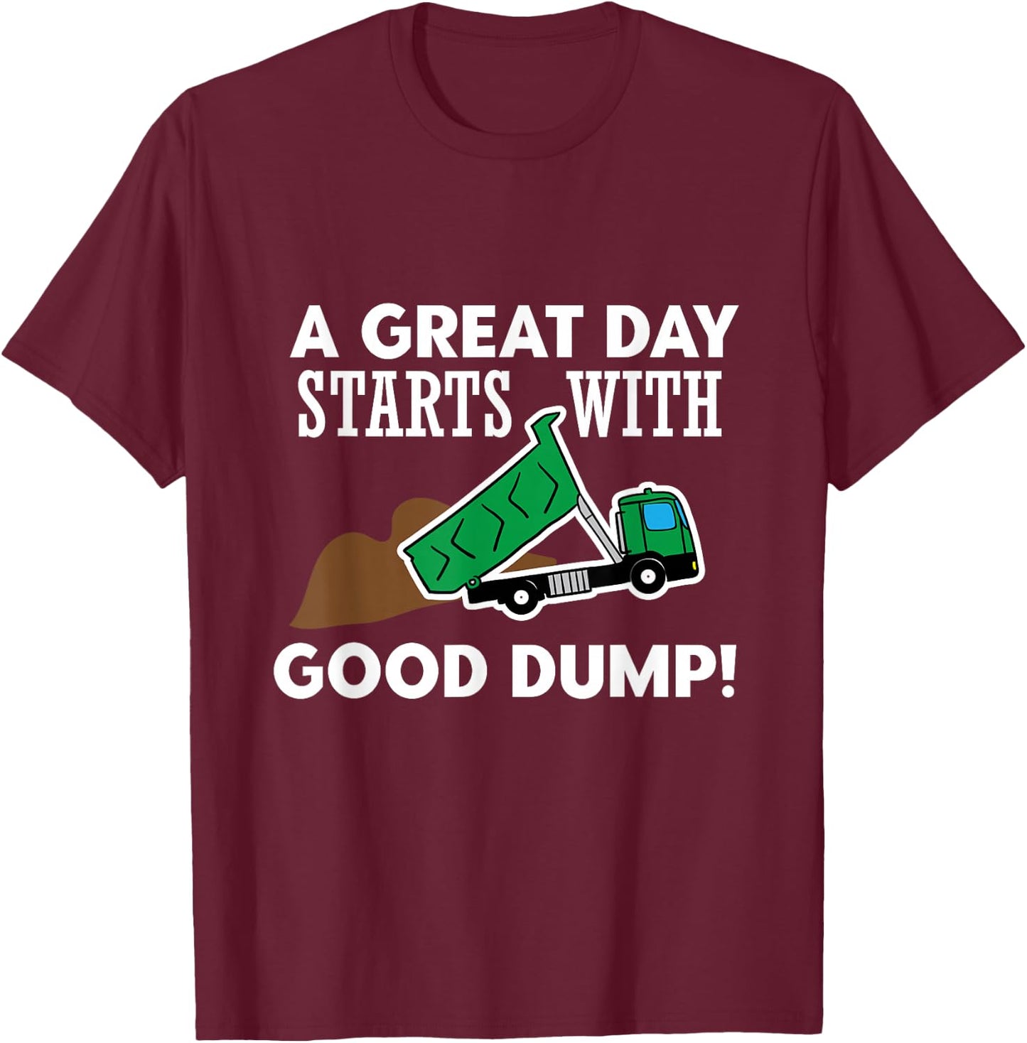 Truck Driver Tipper Driver Professional Driver Tipper T-Shirt - T-Shirt | Maroon