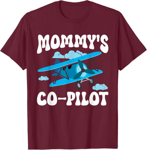 Aeroplane Pilot Mother Pilots T-Shirt - T-Shirt | Maroon