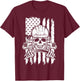 Truck Driver Patriotic Trucker Independence Day Teamster Women Kids Men T-Shirt - T-Shirt | Maroon