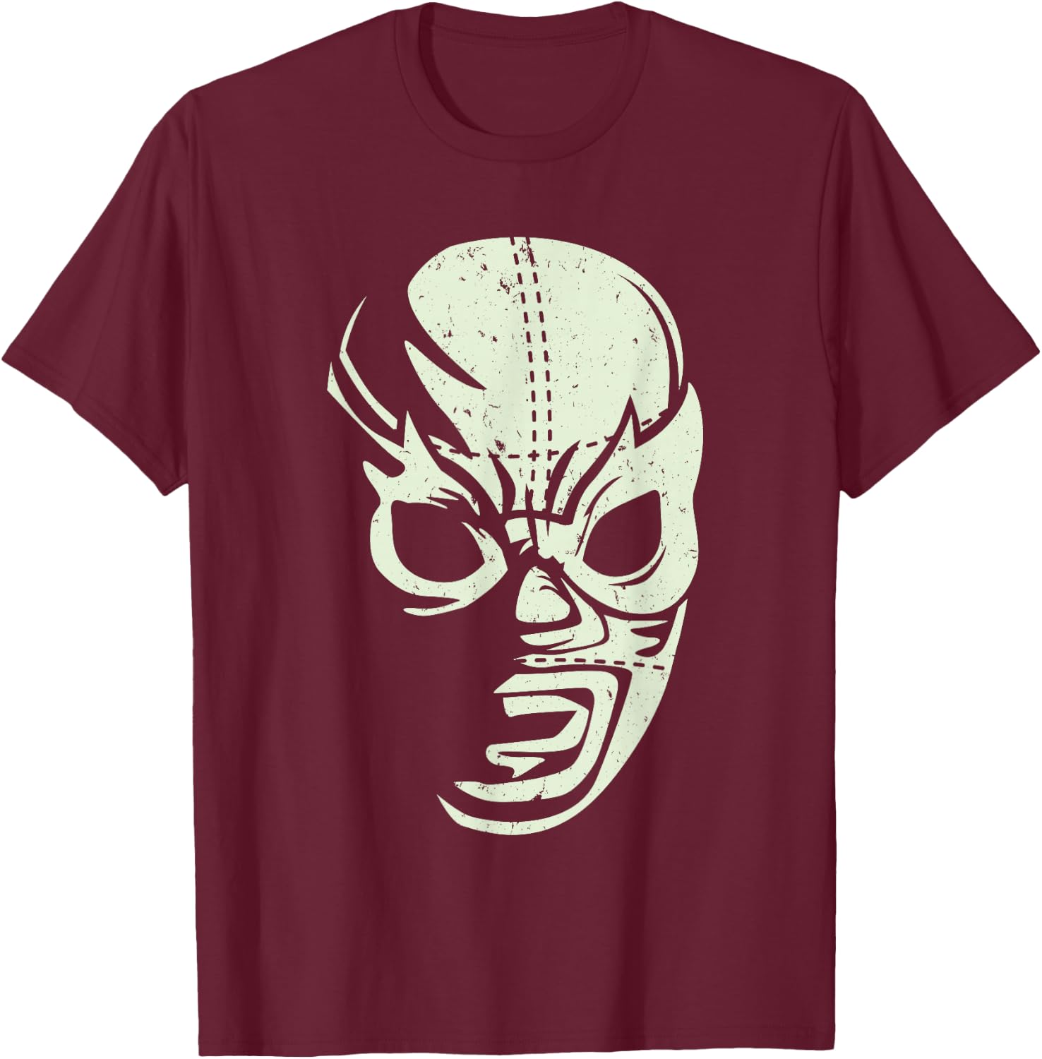 Feel-Ink Lucha Libre Wrestler T-Shirt - T-Shirt | Maroon