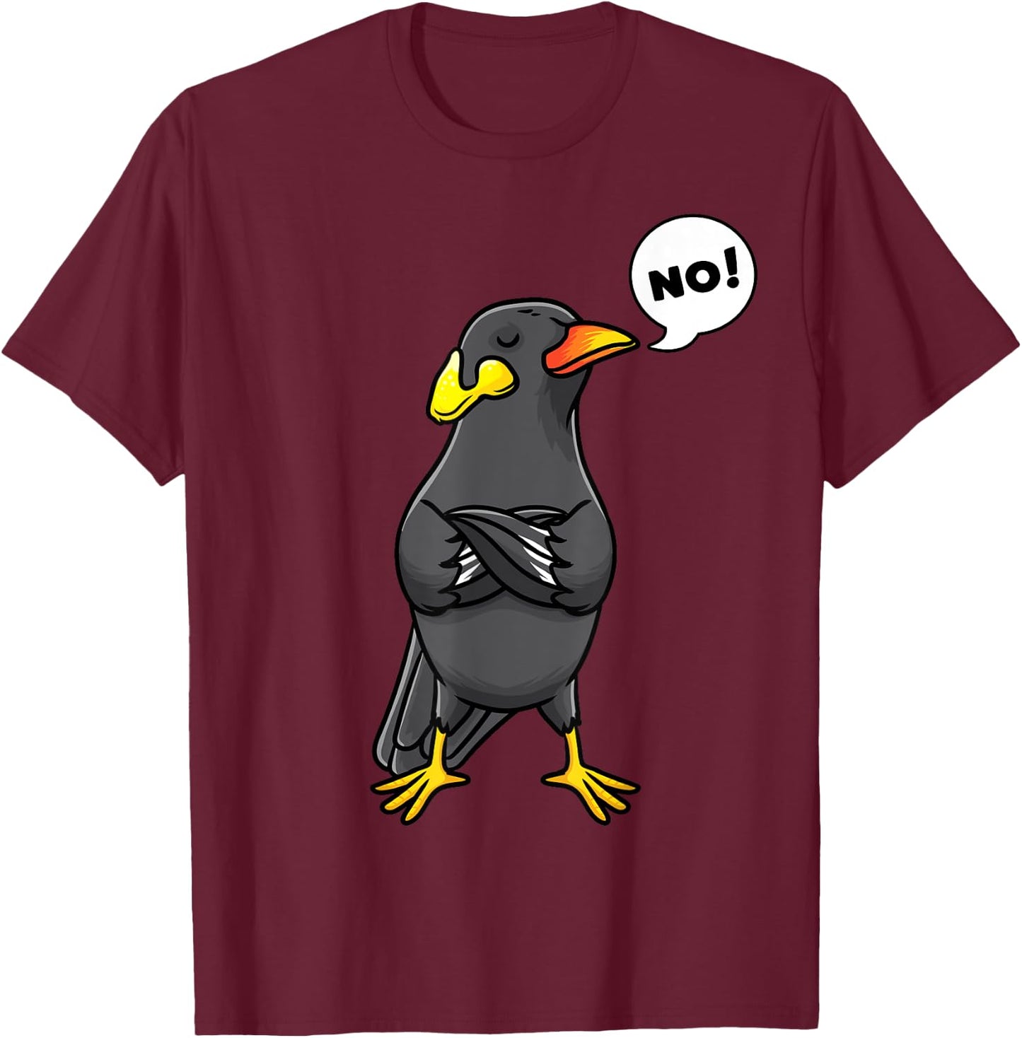 Myna Bird Lover Mynah T-Shirt - T-Shirt | Maroon